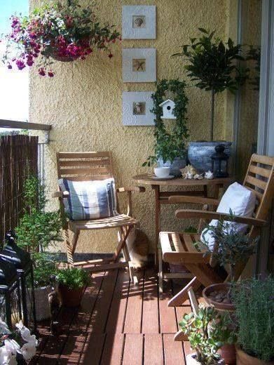 The Best Decorated Small Outdoor Balconies on Pinterest 7