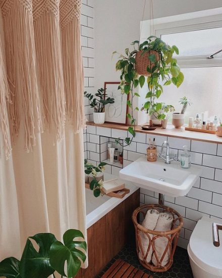 36 Awesome Pictures of Bathroom with Plants for Inspiration