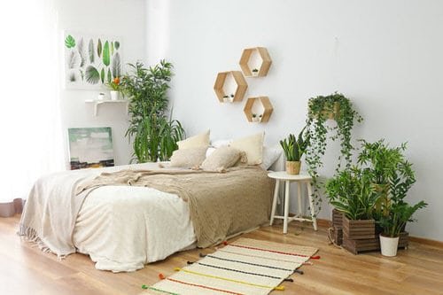 Romantic Bedroom Décor Ideas With Plant Theme 3