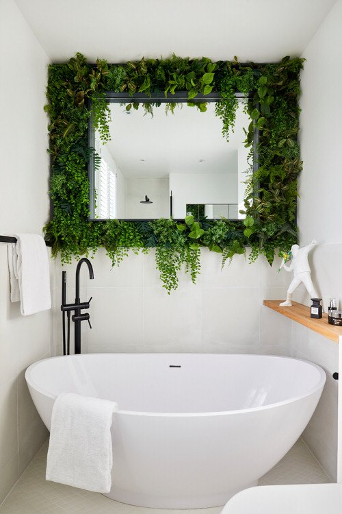 36 Awesome Pictures of Bathroom with Plants for Inspiration 1