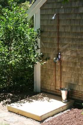 15 DIY Outdoor Shower Ideas for Backyard & Garden | Balcony Garden Web