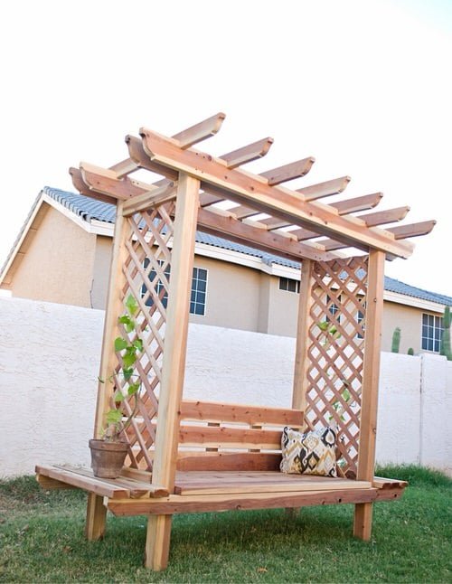DIY Garden Bench Ideas 3