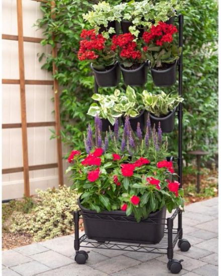 41 Vertical Flower Garden Ideas to Grow More Flowers