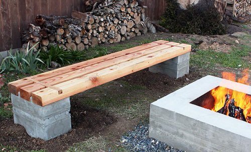 DIY Garden Bench Ideas 16