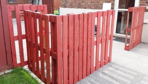 DIY Pallet Fence Ideas 7