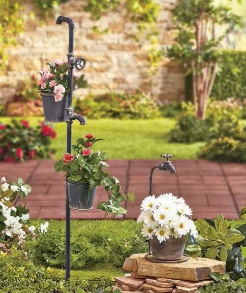 Industrial Garden Ideas from Used Items 101