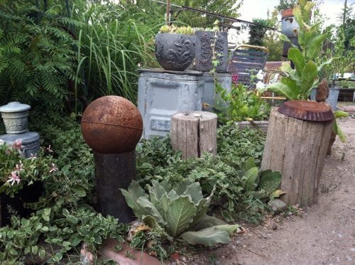 Industrial Garden Ideas from Used Items 105