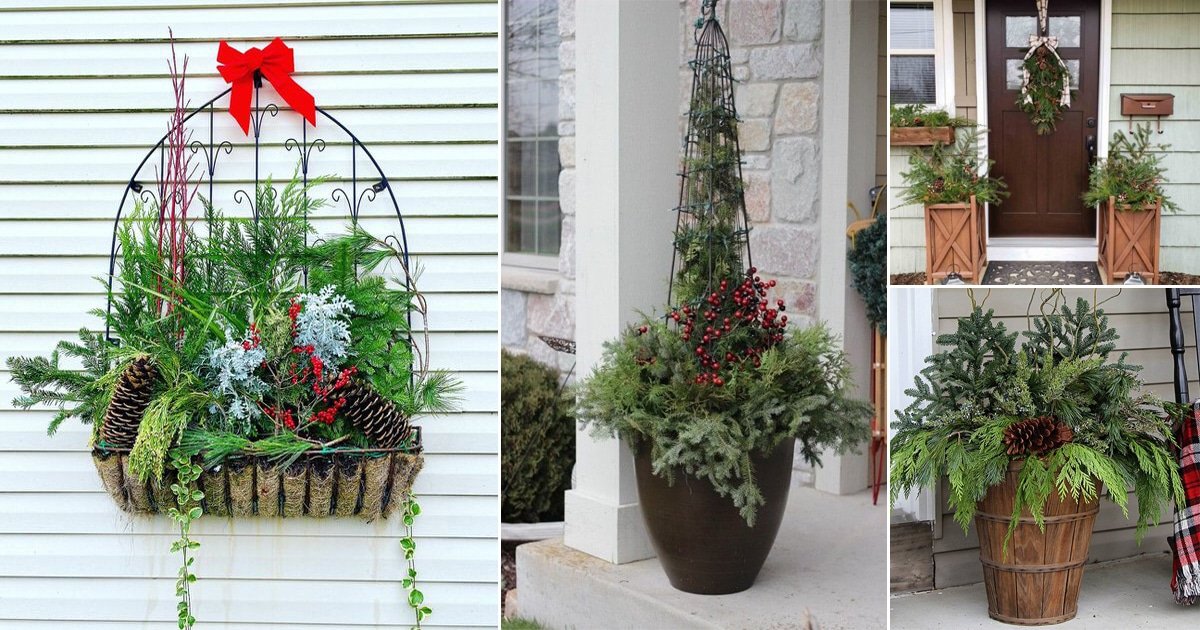 30 Fantastic Diy Christmas Planter Ideas | Balcony Garden Web