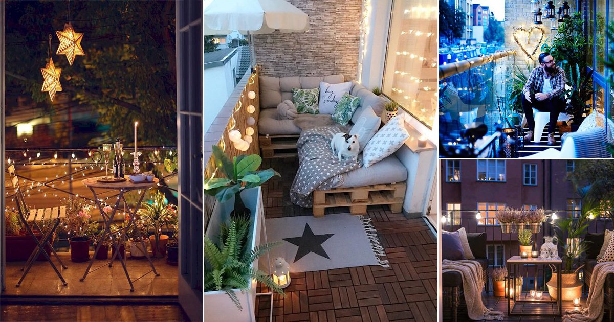 15 Most Amazing Apartment Balcony Lighting Ideas