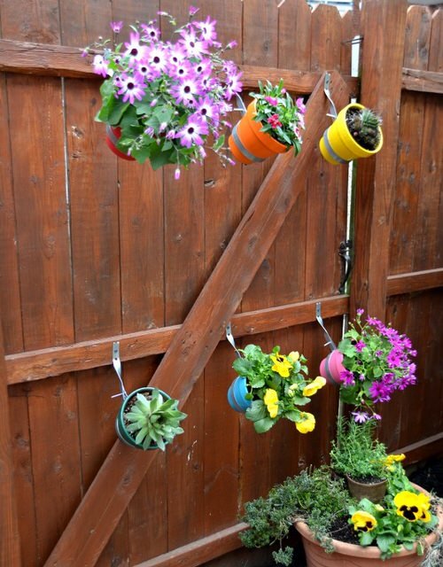 DIY Fence Planter Ideas 9