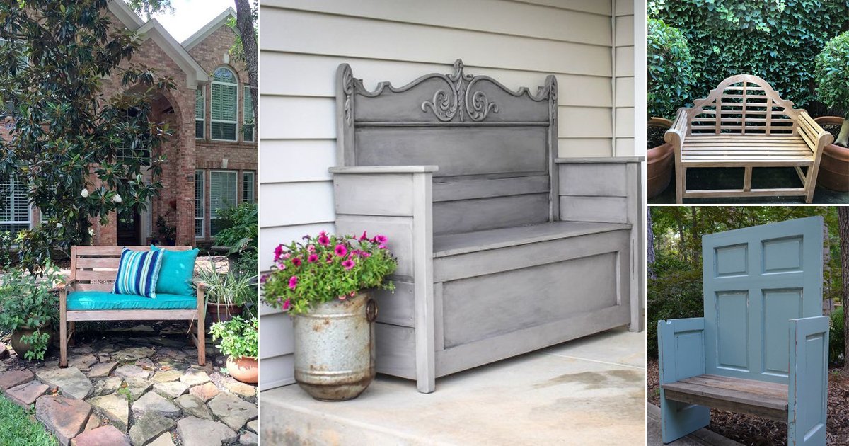 46 Impressive Diy Front Yard Garden Bench Ideas | Balcony Garden Web