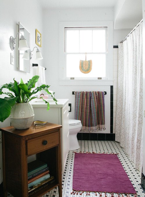Rental Bathroom Plant Decor Ideas 11