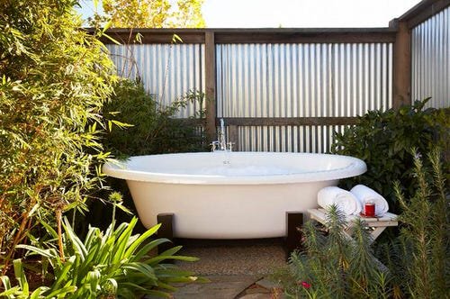 Backyard Hot Tub Privacy Ideas 5