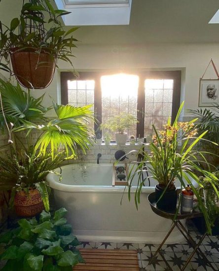 40 Pictures of Bathrooms Turned into Incredible Indoor Gardens