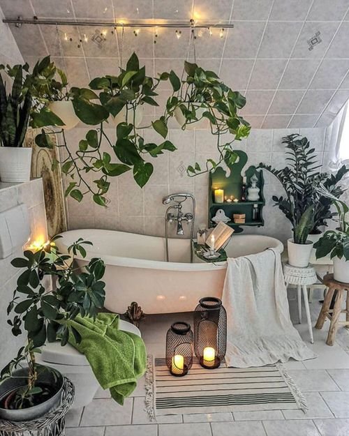 Bathrooms Turned into Incredible Indoor Gardens 9