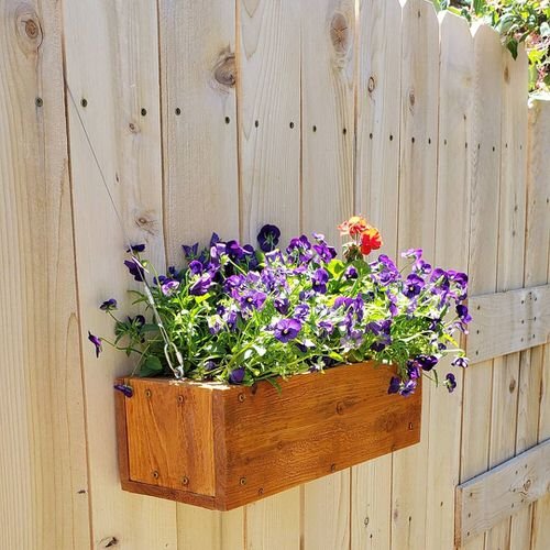 Fence Planters that'll Have You Loving Your Privacy Fence Again 23