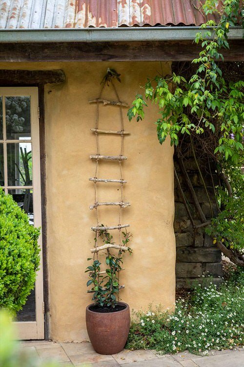 DIY For Making Garden Ladder and Trellis