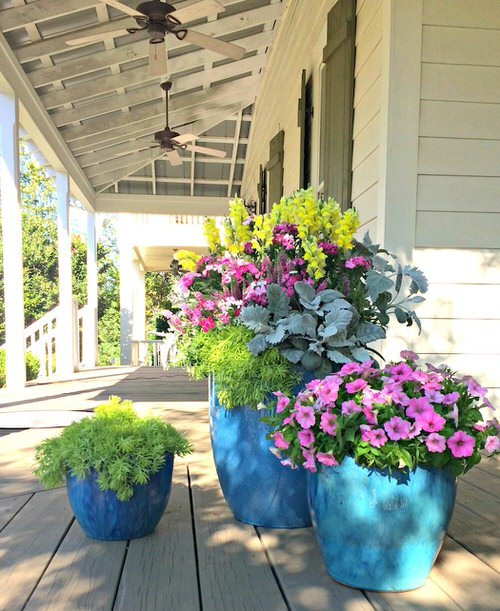 Front Porch Flower Pot Ideas 7