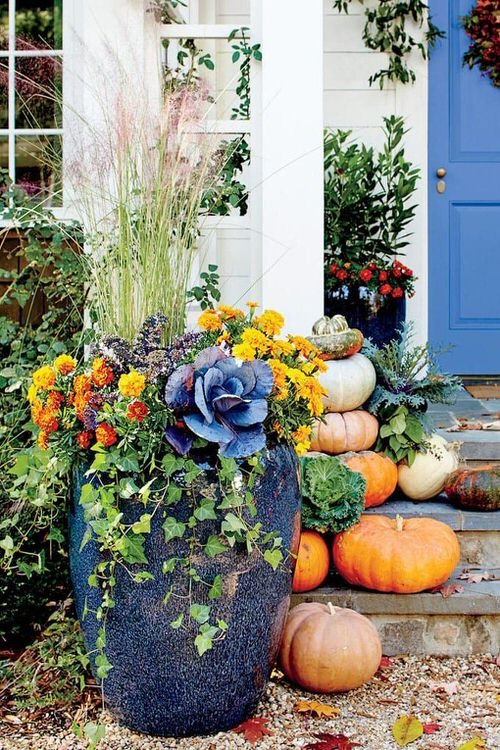 Front Porch Flower Pot Ideas 29
