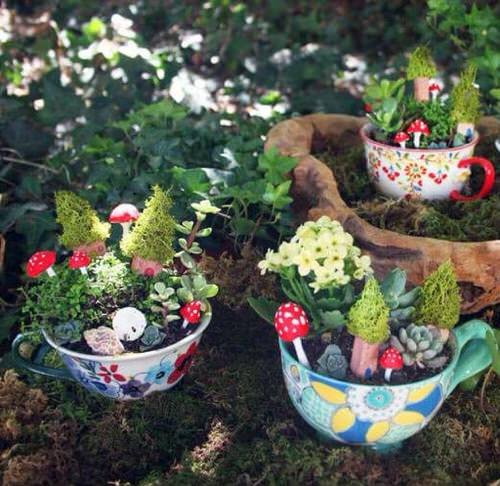 DIY Teacup Garden Ideas