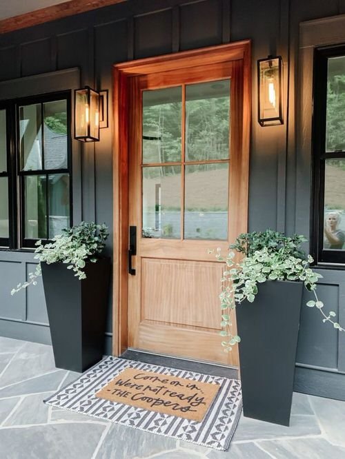 38 Beautiful Front Door Container Ideas 7