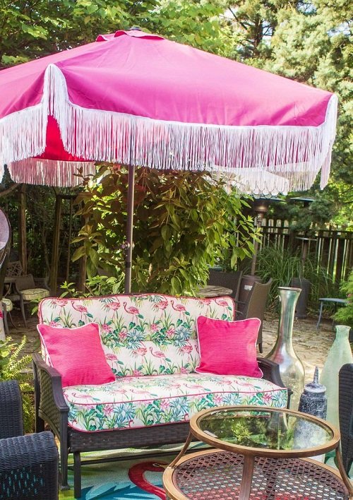 20 llamativas ideas de paraguas de jardín de bricolaje |  Balcón Jardín Telaraña