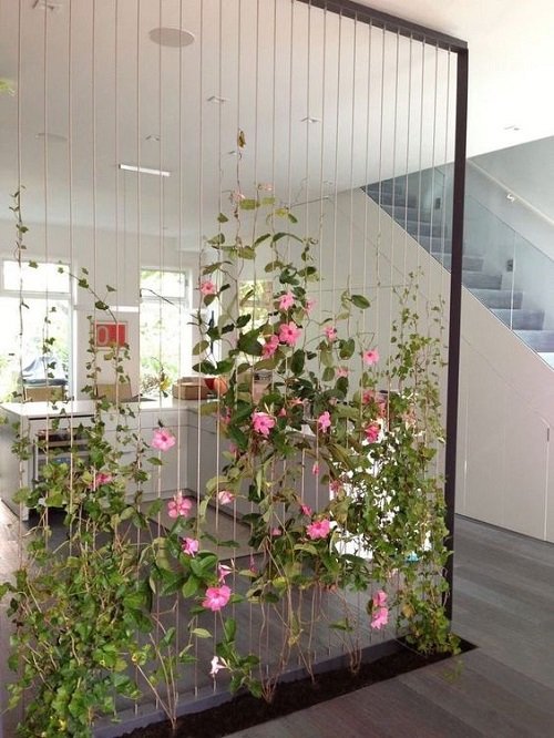 17 Stunning Indoor Flowering Curtain Ideas 9
