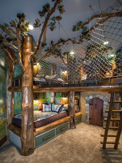 22 Fantastic Forest Theme Bedroom Ideas | Balcony Garden Web