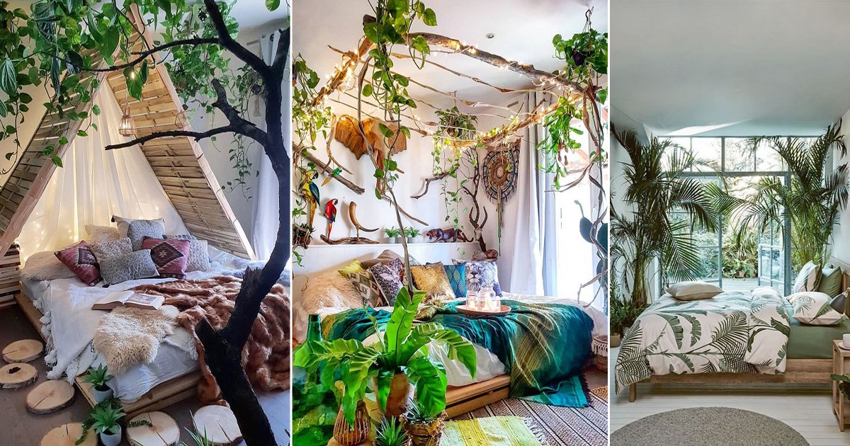 22 Fantastic Forest Theme Bedroom Ideas | Balcony Garden Web