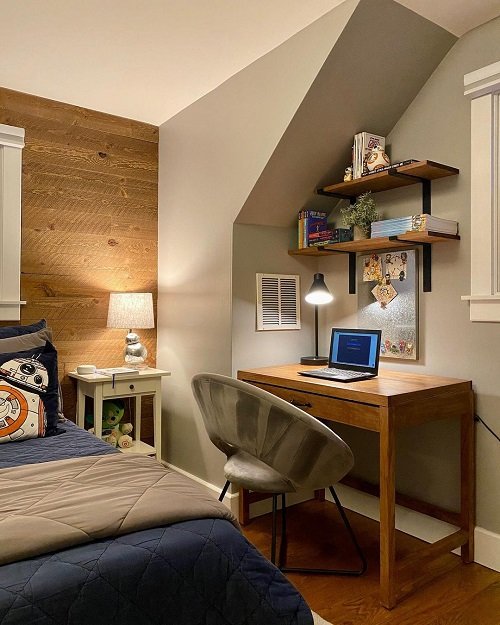 Instagram's Top Bedroom Office Designs 24