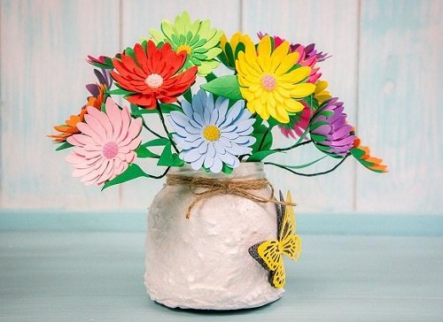 Wrapped Potted Plant Centerpieces and Gift Ideas 18