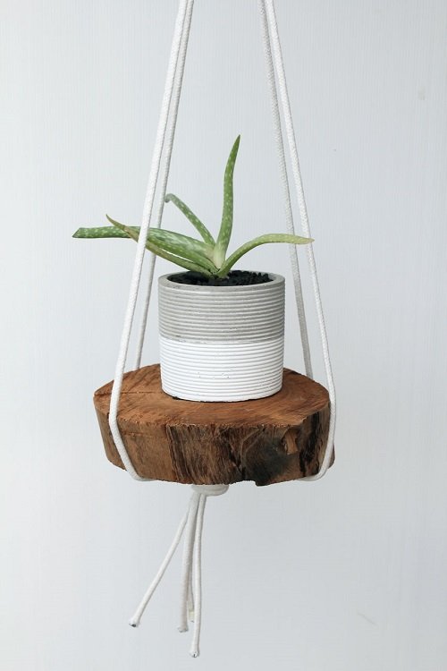DIY Plant Hangers from Unusual Items 2
