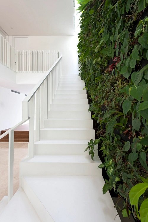 Garden on the Staircase Wall Ideas 20