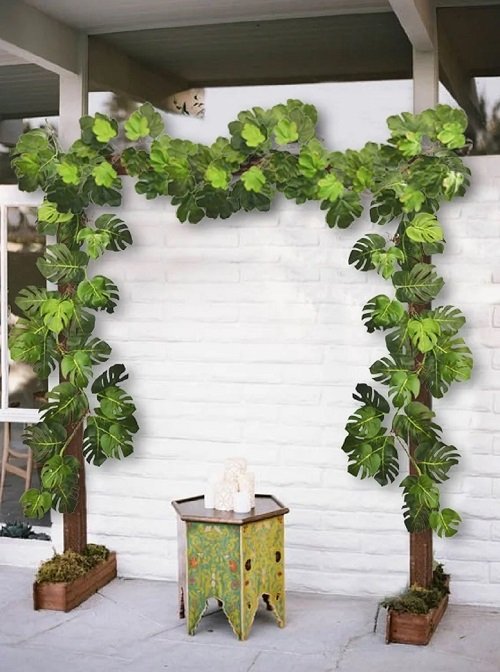 Hanging Indoor Vines as a Garland Ideas 15