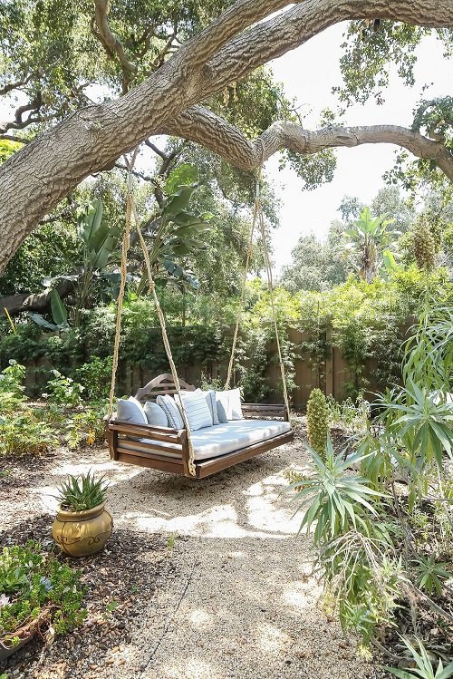 Backyard Garden Swinging Couch ideas in 2024