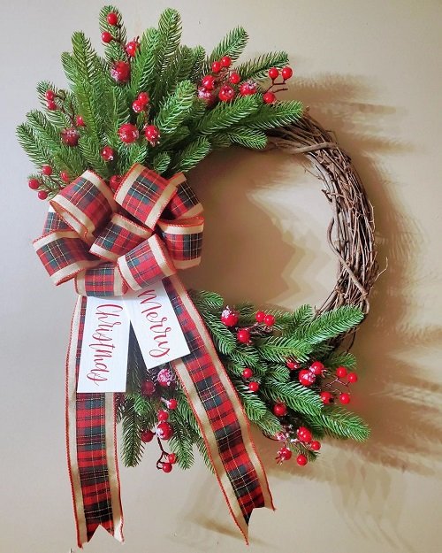 Christmas Grapevine Wreath ideas