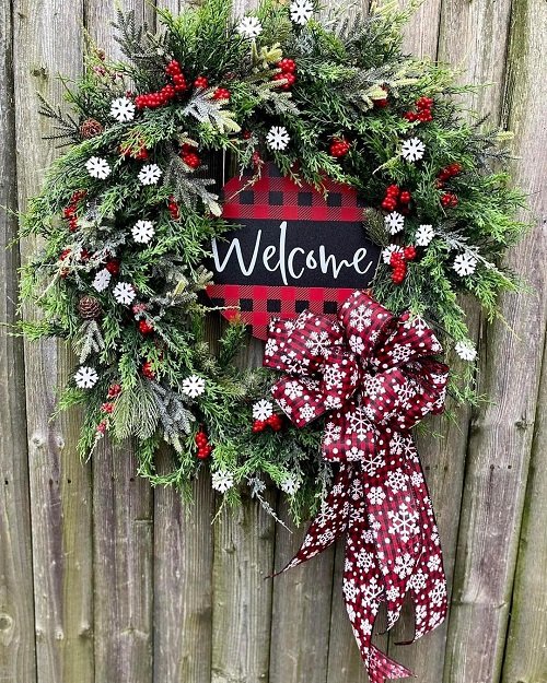 Frosty Grapevine Wreath Ideas