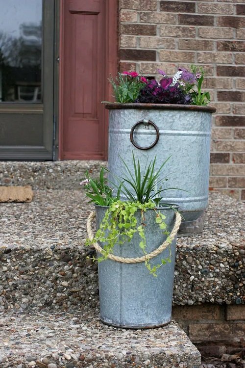 Pail Planter use as containers