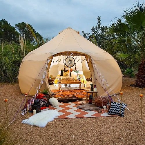 Luna Bell Tent garden party idea
