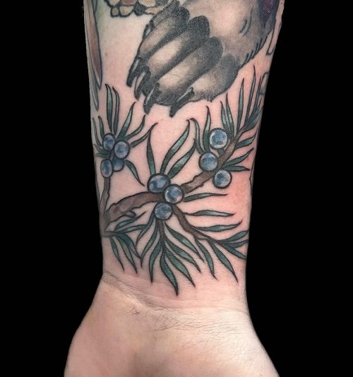 InkPark Tattoo Studio Dhaka  Plants are known for being rooted to the  ground for growing and for surviving They are some of the most beautiful  parts of nature Plant tattoos can