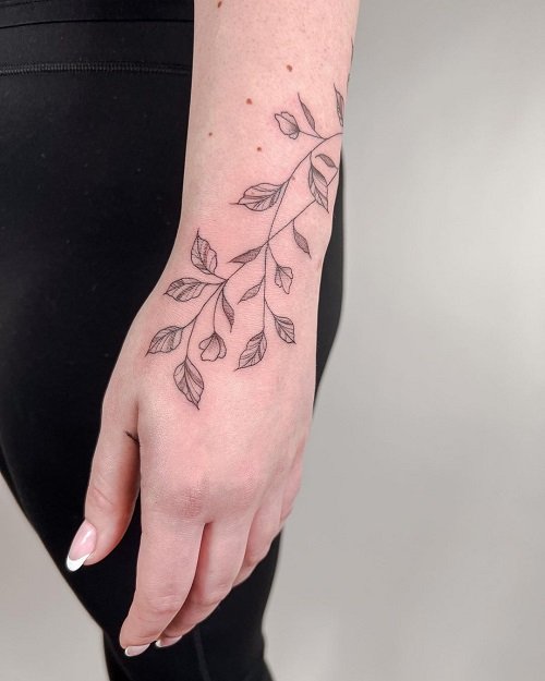 Hand holding a growing plant for Sophia  Thank you so much   Earthy  tattoos Hand tattoos Plant tattoo