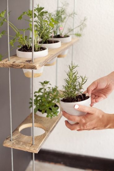 26 Productive DIY Porch Herb Garden Ideas | Balcony Garden Web