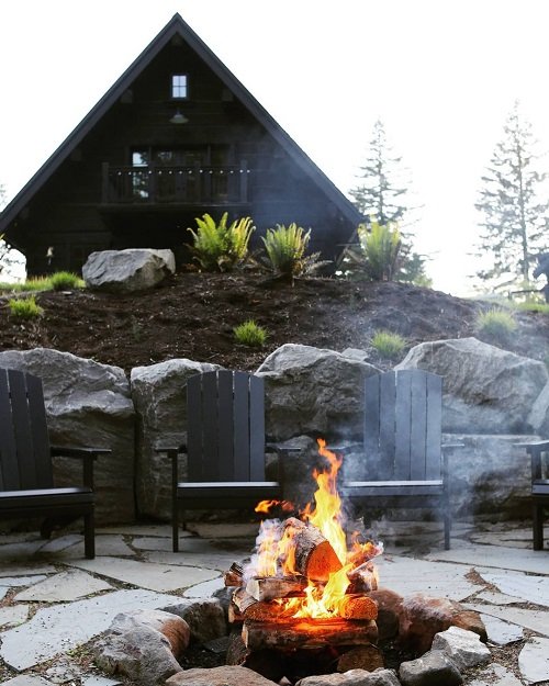 Amazing Flagstone Patio with Fire Pit Ideas 44