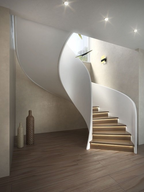 Helical Staircase Ideas for Small Spaces