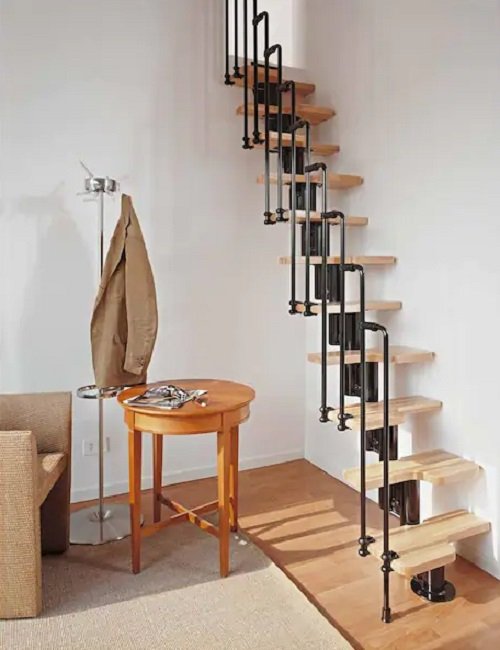 Modular Tread  staircase Ideas for Small Spaces