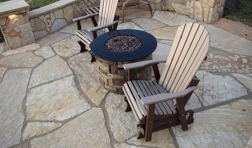 Amazing Flagstone Patio with Fire Pit Ideas 14