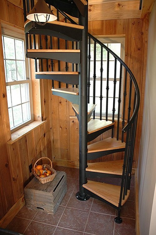Spiral  Stair Ideas for Small Spaces