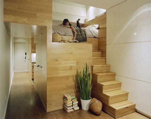 Hiddin Drawer Stair Ideas for Small Spaces 12