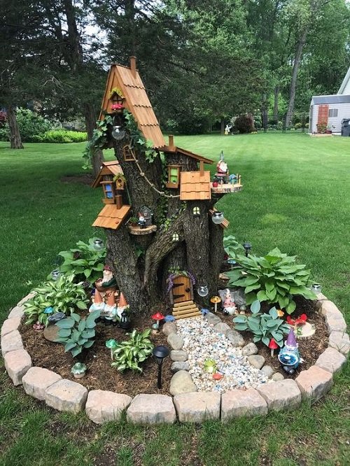 Great Ideas for Handmade Gnome Gardens 2