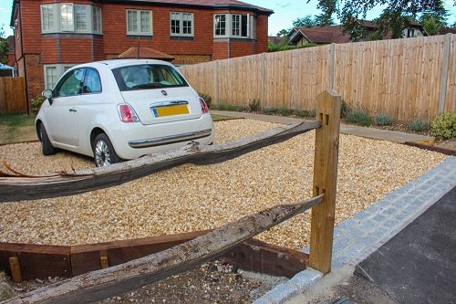 Low-Cost Pea Gravel Driveway